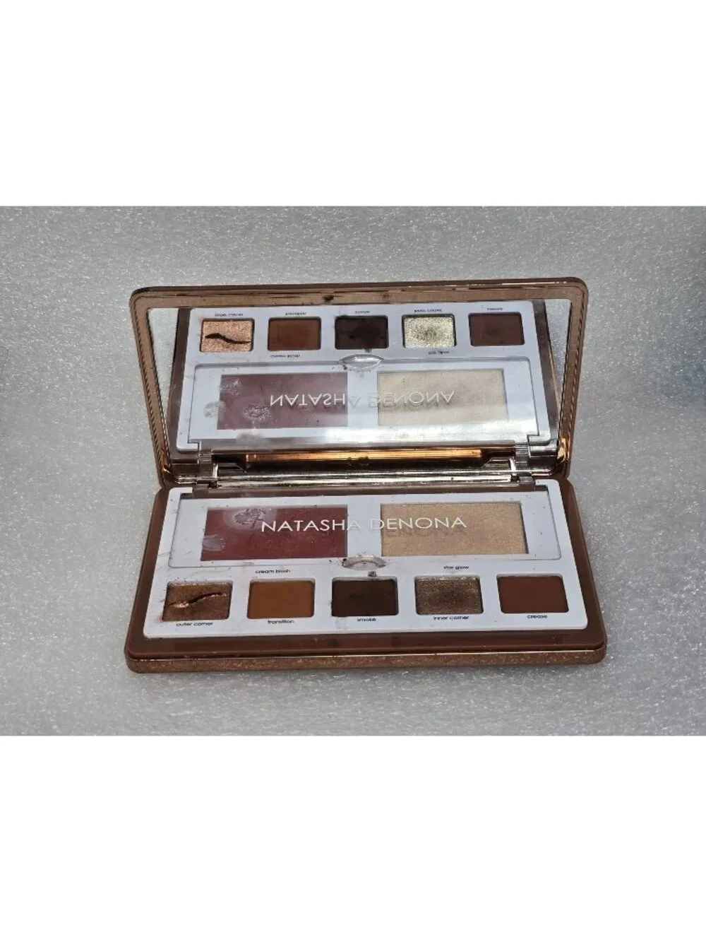 Natasha Denona Glam Face Palette Eye & Cheek Essentials Multi-Use Damaged